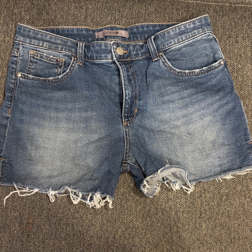 Joe's Jeans Distressed Blue Jean Shorts